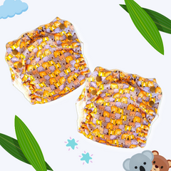 Easy Diapers Classic - Brown Bears (Pack of 2)