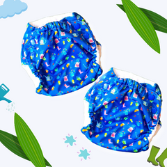 Easy Diapers Classic - Garden (Pack of 2)