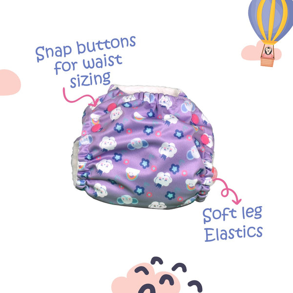 Easy Diapers Classic - BeeBuzz (Pack of 2)